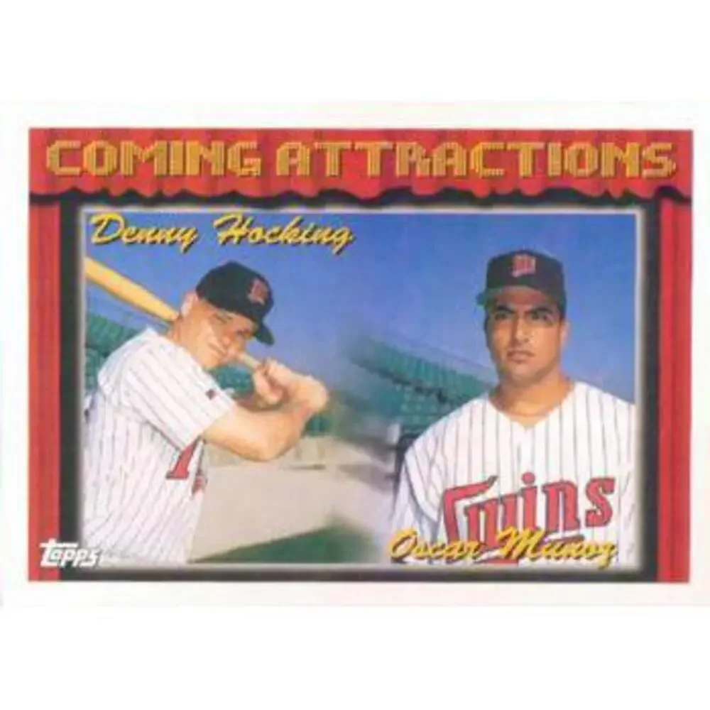 1994 Topps Denny Hocking / Oscar Munoz CA, RC # 771 Minnesota Twins